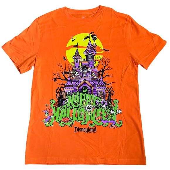 Disneyland Resort Halloween Haunted House Tee Shirt Unisex Size Medium NWT - Picture 1 of 6
